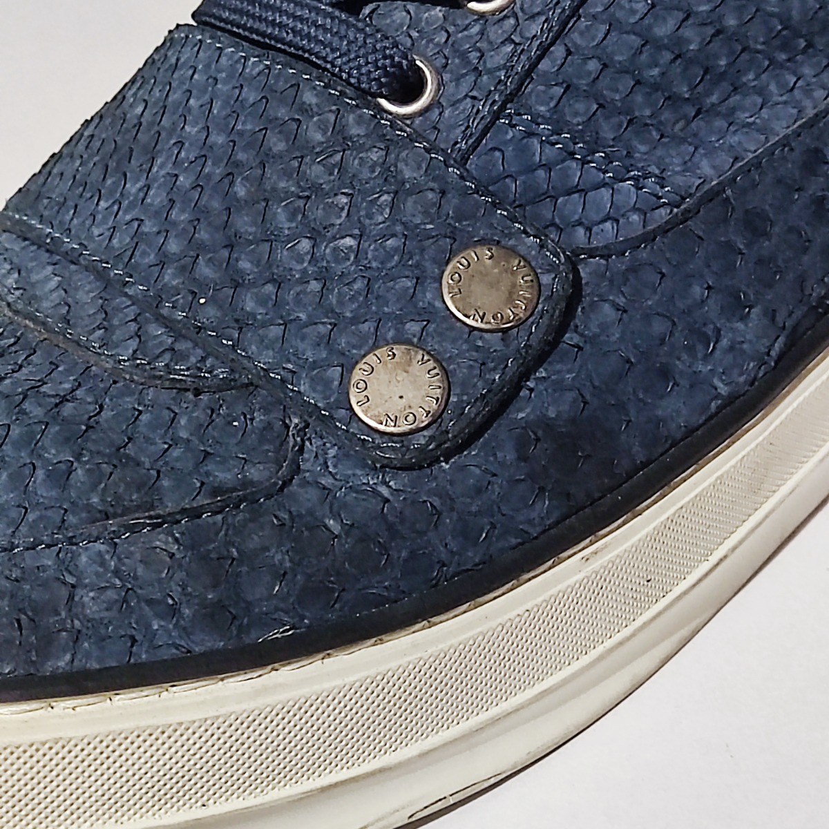 Louis Vuitton Python High Top Sneakers - Flip