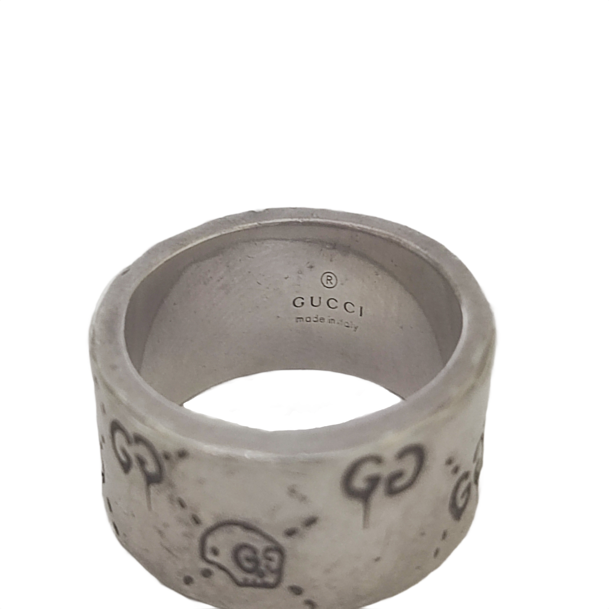 Gucci Ghost Sterling Silver Ring - Flip