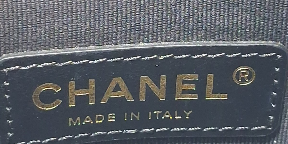 Chanel Made in Italy interior label